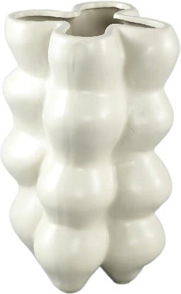 PTMD Bloempot Baille - 25x24x39 cm - Keramiek - Creme