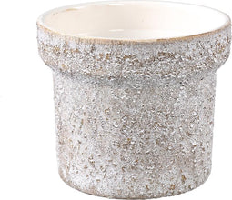 PTMD Bloempot Christe - 19x19x16 cm - Keramiek - Creme