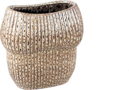 PTMD Bloempot Colby - 26x16x26 cm - Keramiek - Bruin