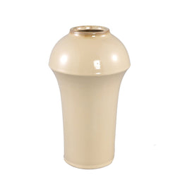 PTMD Bloempot Desyah - 18x18x30 cm - Keramiek - Creme