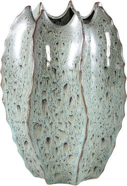 PTMD Bloempot Emmaa - 25x25x36 cm - Keramiek - Grijs