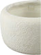 PTMD Bloempot Evelynn - 30x30x15 cm - Cement - Wit