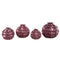PTMD Bloempot Evys - 18x18x18 cm - Keramiek - Rood