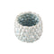 PTMD Bloempot Francisca - 21x21x17 cm - Metaal - Metalic