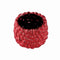 PTMD Bloempot Francisca - 21x21x17 cm - Metaal - Rood