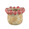 PTMD Bloempot Fruitsy - 21x21x18 cm - Terracotta - Rood