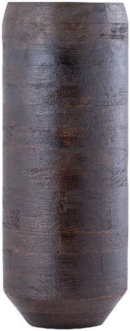 PTMD Bloempot Gerd - 24x24x60 cm - Hout - Bruin