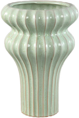 PTMD Bloempot Glenna - 21x21x29 cm - Keramiek - Mint