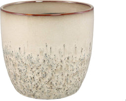 PTMD Bloempot Harper - 20x20x18 cm - Keramiek - Creme