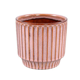 PTMD Bloempot Hodor - 17x17x16 cm - Keramiek - Roze