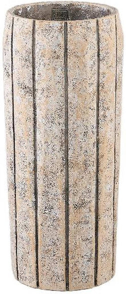 PTMD Bloempot Imani - 22x22x50 cm - Cement - Taupe