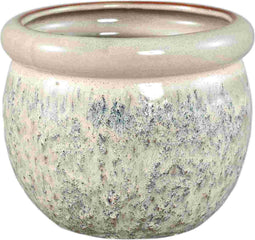 PTMD Bloempot Jeno - 19x19x16 cm - Keramiek - Creme