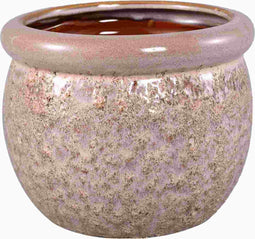 PTMD Bloempot Jeno - 19x19x16 cm - Keramiek - Roze