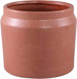 PTMD Bloempot Jillanne - 18x18x16 cm - Keramiek - Rood