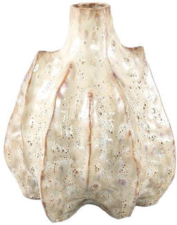 PTMD Bloempot Jordana - 19x17x22 cm - Keramiek - Creme