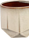 PTMD Bloempot Kaima - 18x18x16 cm - Keramiek - Creme