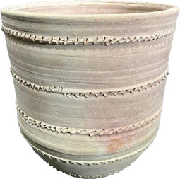 PTMD Bloempot Kaisa - 35x35x40 cm - Terracotta - Beige