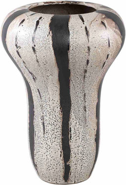 PTMD Bloempot Kayson - 30x30x44 cm - Keramiek - Bruin