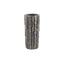 PTMD Bloempot Kess - 20x20x45 cm - Cement - Zwart