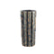 PTMD Bloempot Kess - 22x22x50 cm - Cement - Zwart