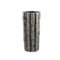 PTMD Bloempot Kess - 22x22x50 cm - Cement - Zwart