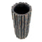 PTMD Bloempot Kess - 24x24x55 cm - Cement - Zwart