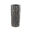 PTMD Bloempot Kess - 24x24x55 cm - Cement - Zwart