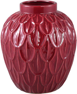 PTMD Bloempot Kobee - 30x30x35 cm - Keramiek - Rood