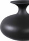 PTMD Bloempot Lyndsay - 30x30x25 cm - Keramiek - Zwart
