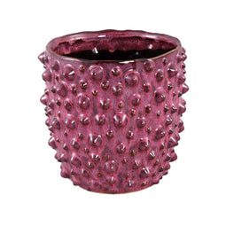 PTMD Bloempot Marel - 19x19x19 cm - Keramiek - Rood