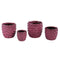 PTMD Bloempot Marel - 19x19x19 cm - Keramiek - Rood