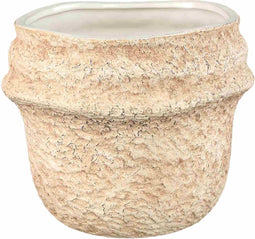 PTMD Bloempot Mauvi - 19x19x17 cm - Keramiek - Naturel