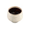 PTMD Bloempot Merty - 19x19x16 cm - Keramiek - Creme