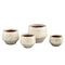 PTMD Bloempot Merty - 19x19x16 cm - Keramiek - Creme