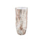 PTMD Bloempot Miami - 13x13x28 cm - Keramiek - Creme