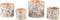 PTMD Bloempot Millay - 17x17x16 cm - Keramiek - Beige
