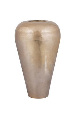 PTMD Bloempot Mumbay - 41x41x73 cm - Aluminium - Champagne