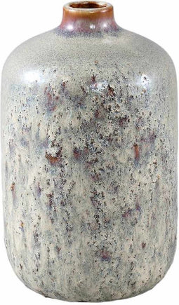 PTMD Bloempot Nathaniel - 14x14x22 cm - Keramiek - Creme