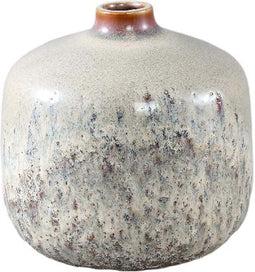 PTMD Bloempot Nathaniel - 17x17x16 cm - Keramiek - Creme