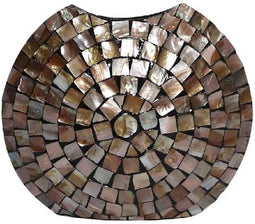 PTMD Bloempot Nikael - 45x15x40 cm - Polyester - Brons