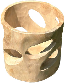 PTMD Bloempot Oride - 20x20x25 cm - Hout - Naturel