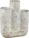 PTMD Bloempot Pipes - 27x10x35 cm - Cement - Creme