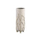 PTMD Bloempot Quin - 14x14x38 cm - Keramiek - Goud