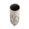 PTMD Bloempot Quin - 14x14x38 cm - Keramiek - Goud