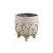 PTMD Bloempot Quin - 17x17x17 cm - Keramiek - Goud