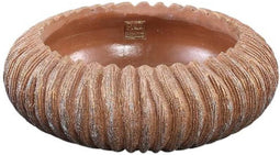 PTMD Bloempot Revil - 35x35x12 cm - Cement - Koper