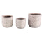PTMD Bloempot Rosey - 16x16x16 cm - Keramiek - Creme