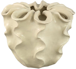 PTMD Bloempot Rudie - 32x32x28 cm - Keramiek - Creme