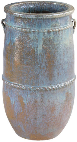 PTMD Bloempot Serennah - 40x40x68 cm - Keramiek - Creme