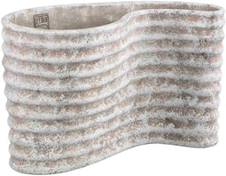 PTMD Bloempot Stelian - 40x20x25 cm - Cement - Grijs